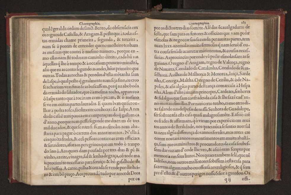 Chorographia de alguns lugares que stam em hum caminho que fez Gaspar Barreiros  anno de MDXXXXVJ comeado na cidade de Badajoz em Castella te  de Milam em Italia ; co algu[m]as outras obras cujo catalogo vai scripto com os nomes dos dictos lugares na folha seguinte 133