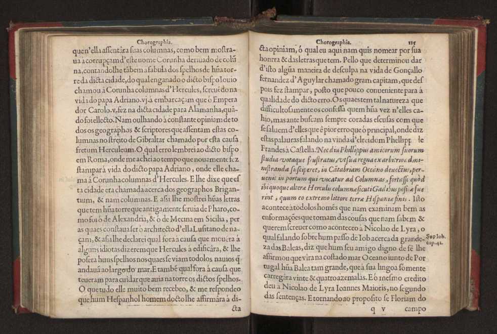 Chorographia de alguns lugares que stam em hum caminho que fez Gaspar Barreiros  anno de MDXXXXVJ comeado na cidade de Badajoz em Castella te  de Milam em Italia ; co algu[m]as outras obras cujo catalogo vai scripto com os nomes dos dictos lugares na folha seguinte 136