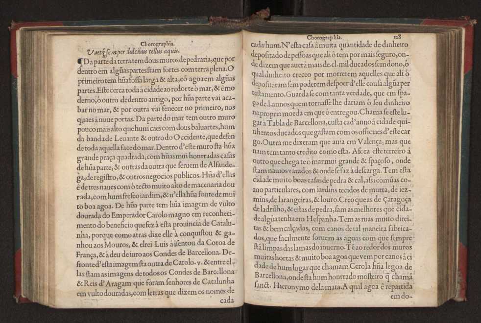 Chorographia de alguns lugares que stam em hum caminho que fez Gaspar Barreiros  anno de MDXXXXVJ comeado na cidade de Badajoz em Castella te  de Milam em Italia ; co algu[m]as outras obras cujo catalogo vai scripto com os nomes dos dictos lugares na folha seguinte 139