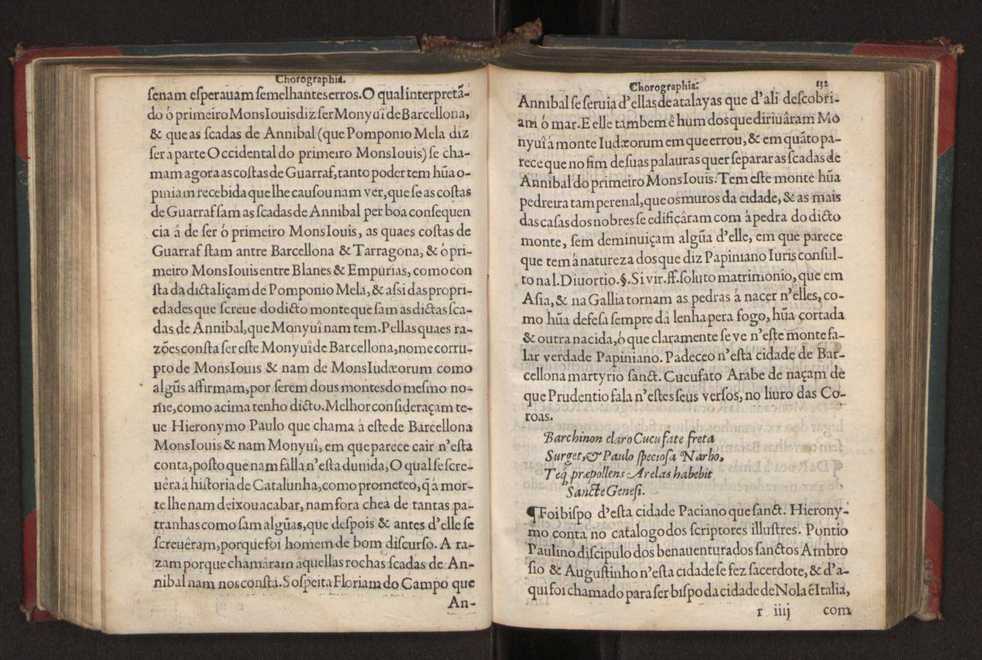 Chorographia de alguns lugares que stam em hum caminho que fez Gaspar Barreiros  anno de MDXXXXVJ comeado na cidade de Badajoz em Castella te  de Milam em Italia ; co algu[m]as outras obras cujo catalogo vai scripto com os nomes dos dictos lugares na folha seguinte 143