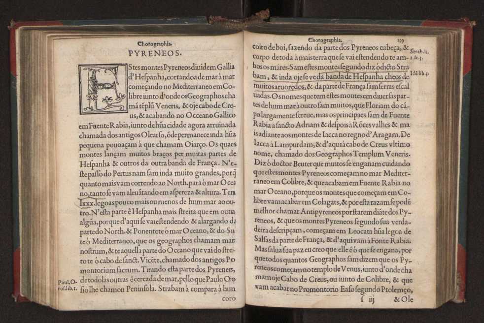 Chorographia de alguns lugares que stam em hum caminho que fez Gaspar Barreiros  anno de MDXXXXVJ comeado na cidade de Badajoz em Castella te  de Milam em Italia ; co algu[m]as outras obras cujo catalogo vai scripto com os nomes dos dictos lugares na folha seguinte 150
