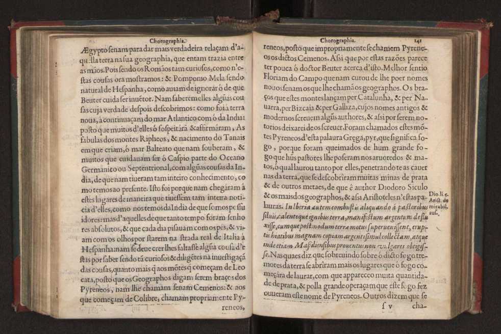 Chorographia de alguns lugares que stam em hum caminho que fez Gaspar Barreiros  anno de MDXXXXVJ comeado na cidade de Badajoz em Castella te  de Milam em Italia ; co algu[m]as outras obras cujo catalogo vai scripto com os nomes dos dictos lugares na folha seguinte 152
