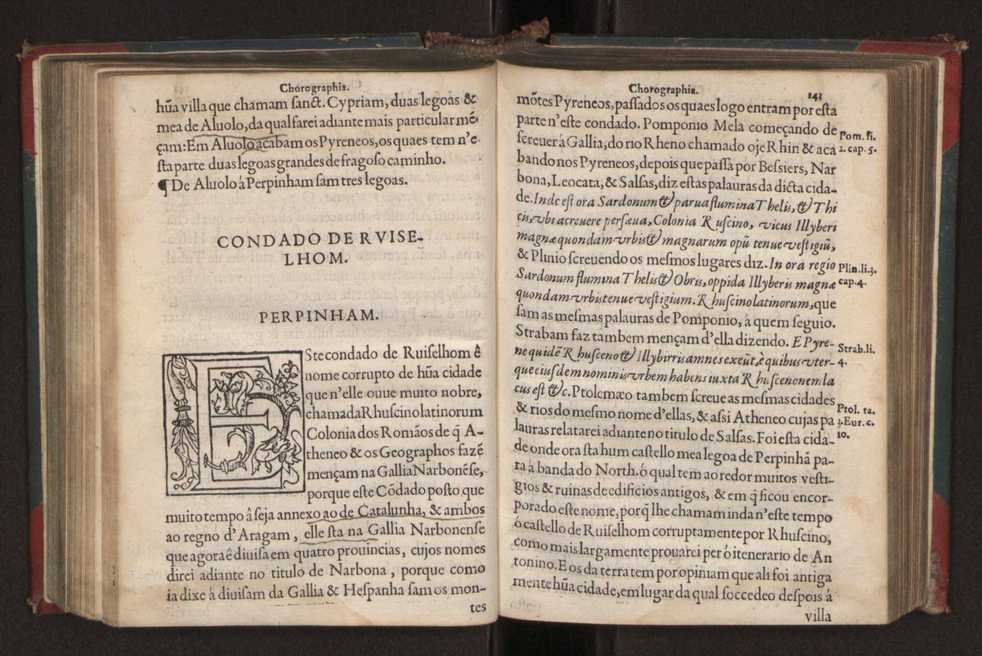 Chorographia de alguns lugares que stam em hum caminho que fez Gaspar Barreiros  anno de MDXXXXVJ comeado na cidade de Badajoz em Castella te  de Milam em Italia ; co algu[m]as outras obras cujo catalogo vai scripto com os nomes dos dictos lugares na folha seguinte 154