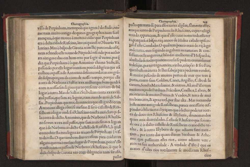 Chorographia de alguns lugares que stam em hum caminho que fez Gaspar Barreiros  anno de MDXXXXVJ comeado na cidade de Badajoz em Castella te  de Milam em Italia ; co algu[m]as outras obras cujo catalogo vai scripto com os nomes dos dictos lugares na folha seguinte 155