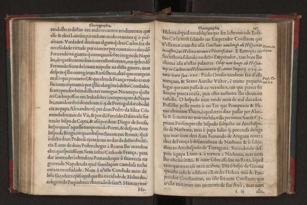 Chorographia de alguns lugares que stam em hum caminho que fez Gaspar Barreiros  anno de MDXXXXVJ comeado na cidade de Badajoz em Castella te  de Milam em Italia ; co algu[m]as outras obras cujo catalogo vai scripto com os nomes dos dictos lugares na folha seguinte 158