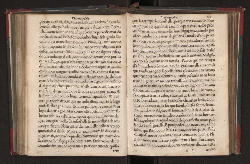 Chorographia de alguns lugares que stam em hum caminho que fez Gaspar Barreiros  anno de MDXXXXVJ comeado na cidade de Badajoz em Castella te  de Milam em Italia ; co algu[m]as outras obras cujo catalogo vai scripto com os nomes dos dictos lugares na folha seguinte 168