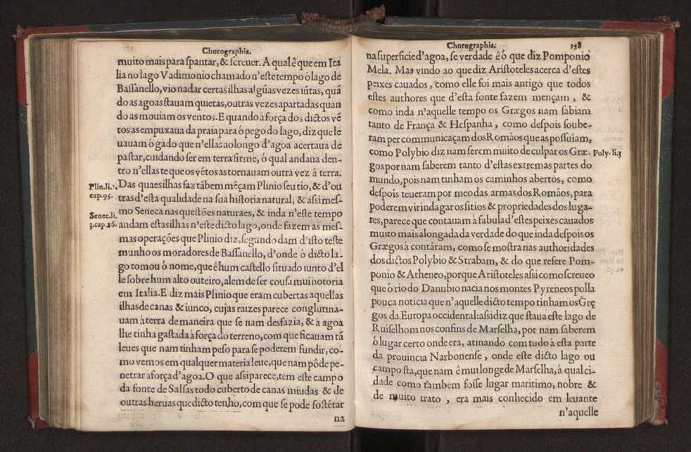 Chorographia de alguns lugares que stam em hum caminho que fez Gaspar Barreiros  anno de MDXXXXVJ comeado na cidade de Badajoz em Castella te  de Milam em Italia ; co algu[m]as outras obras cujo catalogo vai scripto com os nomes dos dictos lugares na folha seguinte 169