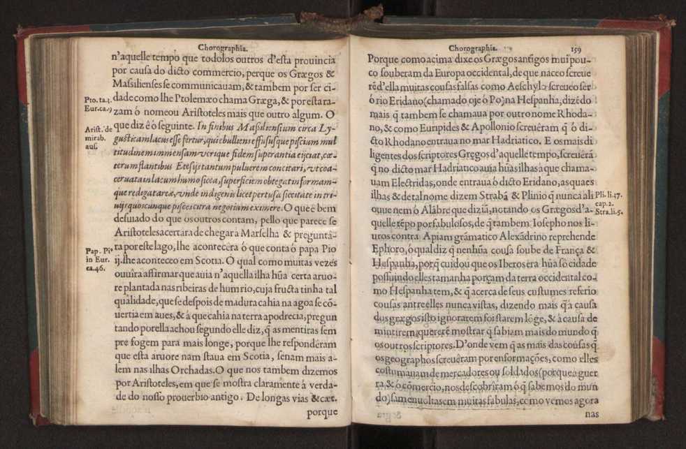 Chorographia de alguns lugares que stam em hum caminho que fez Gaspar Barreiros  anno de MDXXXXVJ comeado na cidade de Badajoz em Castella te  de Milam em Italia ; co algu[m]as outras obras cujo catalogo vai scripto com os nomes dos dictos lugares na folha seguinte 170