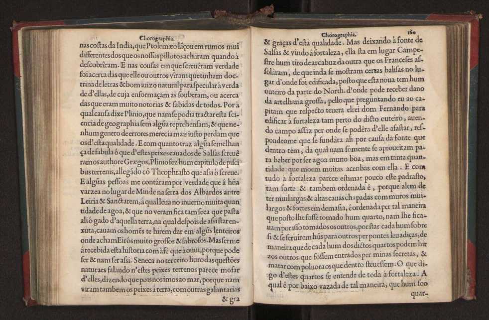 Chorographia de alguns lugares que stam em hum caminho que fez Gaspar Barreiros  anno de MDXXXXVJ comeado na cidade de Badajoz em Castella te  de Milam em Italia ; co algu[m]as outras obras cujo catalogo vai scripto com os nomes dos dictos lugares na folha seguinte 171