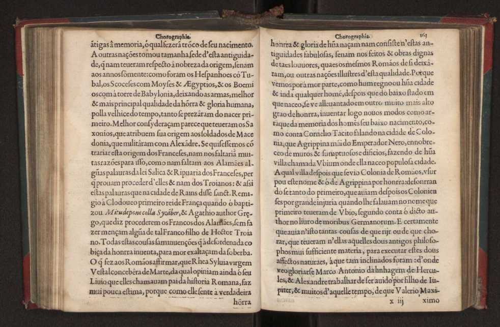 Chorographia de alguns lugares que stam em hum caminho que fez Gaspar Barreiros  anno de MDXXXXVJ comeado na cidade de Badajoz em Castella te  de Milam em Italia ; co algu[m]as outras obras cujo catalogo vai scripto com os nomes dos dictos lugares na folha seguinte 174