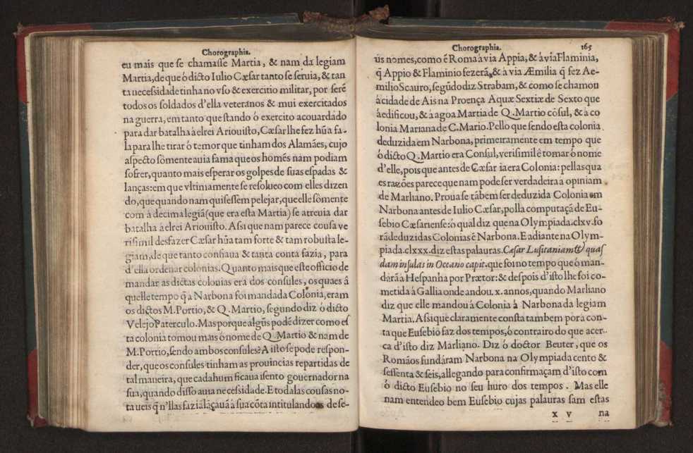 Chorographia de alguns lugares que stam em hum caminho que fez Gaspar Barreiros  anno de MDXXXXVJ comeado na cidade de Badajoz em Castella te  de Milam em Italia ; co algu[m]as outras obras cujo catalogo vai scripto com os nomes dos dictos lugares na folha seguinte 176