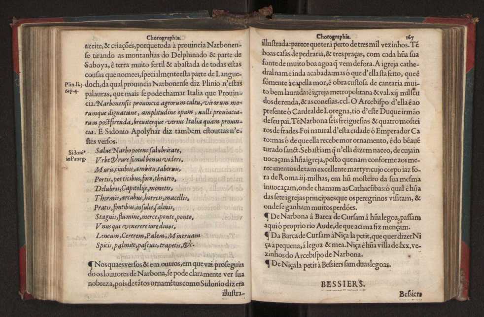 Chorographia de alguns lugares que stam em hum caminho que fez Gaspar Barreiros  anno de MDXXXXVJ comeado na cidade de Badajoz em Castella te  de Milam em Italia ; co algu[m]as outras obras cujo catalogo vai scripto com os nomes dos dictos lugares na folha seguinte 178