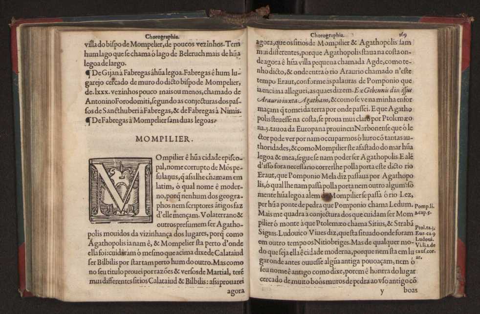 Chorographia de alguns lugares que stam em hum caminho que fez Gaspar Barreiros  anno de MDXXXXVJ comeado na cidade de Badajoz em Castella te  de Milam em Italia ; co algu[m]as outras obras cujo catalogo vai scripto com os nomes dos dictos lugares na folha seguinte 180