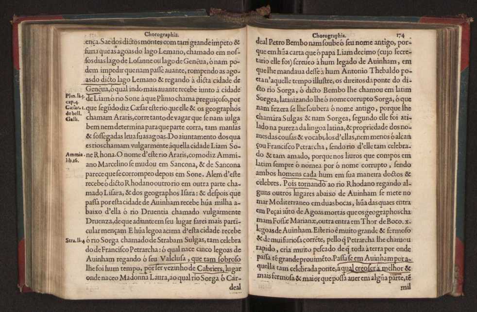 Chorographia de alguns lugares que stam em hum caminho que fez Gaspar Barreiros  anno de MDXXXXVJ comeado na cidade de Badajoz em Castella te  de Milam em Italia ; co algu[m]as outras obras cujo catalogo vai scripto com os nomes dos dictos lugares na folha seguinte 185