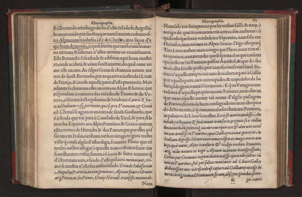 Chorographia de alguns lugares que stam em hum caminho que fez Gaspar Barreiros  anno de MDXXXXVJ comeado na cidade de Badajoz em Castella te  de Milam em Italia ; co algu[m]as outras obras cujo catalogo vai scripto com os nomes dos dictos lugares na folha seguinte 196
