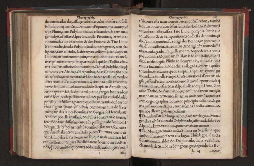 Chorographia de alguns lugares que stam em hum caminho que fez Gaspar Barreiros  anno de MDXXXXVJ comeado na cidade de Badajoz em Castella te  de Milam em Italia ; co algu[m]as outras obras cujo catalogo vai scripto com os nomes dos dictos lugares na folha seguinte 198