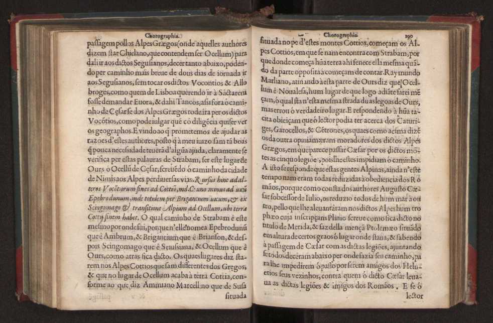 Chorographia de alguns lugares que stam em hum caminho que fez Gaspar Barreiros  anno de MDXXXXVJ comeado na cidade de Badajoz em Castella te  de Milam em Italia ; co algu[m]as outras obras cujo catalogo vai scripto com os nomes dos dictos lugares na folha seguinte 201