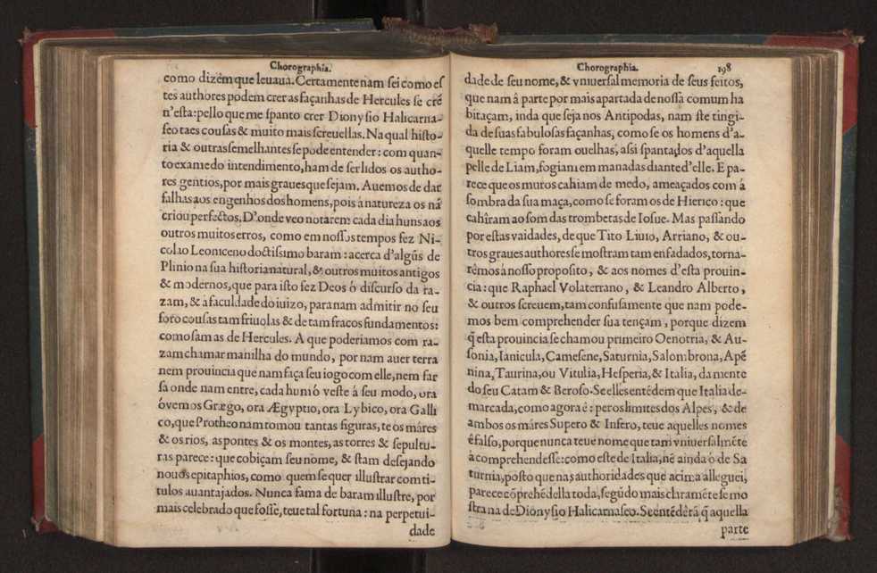 Chorographia de alguns lugares que stam em hum caminho que fez Gaspar Barreiros  anno de MDXXXXVJ comeado na cidade de Badajoz em Castella te  de Milam em Italia ; co algu[m]as outras obras cujo catalogo vai scripto com os nomes dos dictos lugares na folha seguinte 209