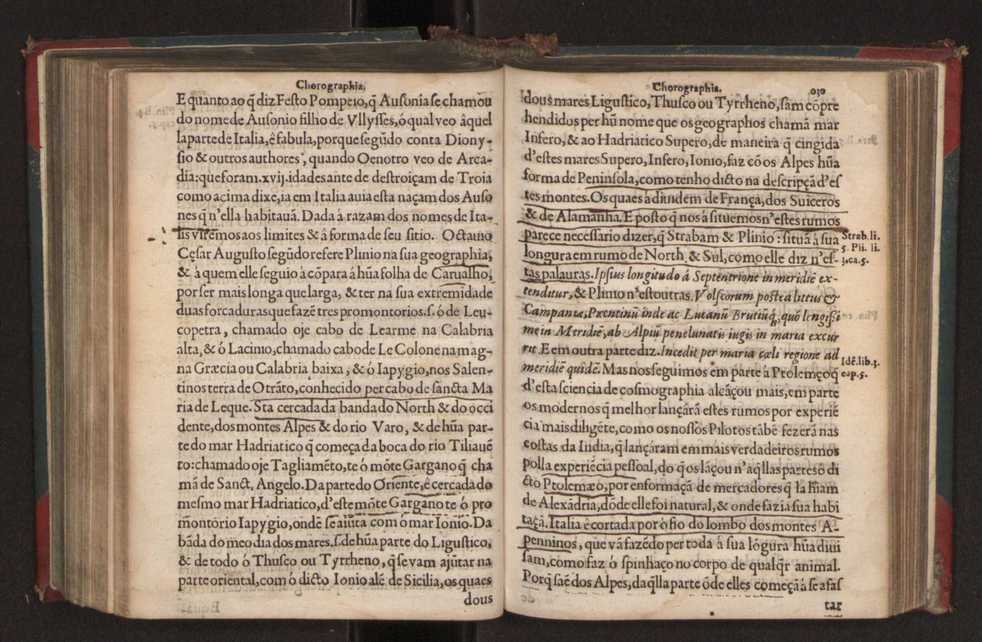 Chorographia de alguns lugares que stam em hum caminho que fez Gaspar Barreiros  anno de MDXXXXVJ comeado na cidade de Badajoz em Castella te  de Milam em Italia ; co algu[m]as outras obras cujo catalogo vai scripto com os nomes dos dictos lugares na folha seguinte 211