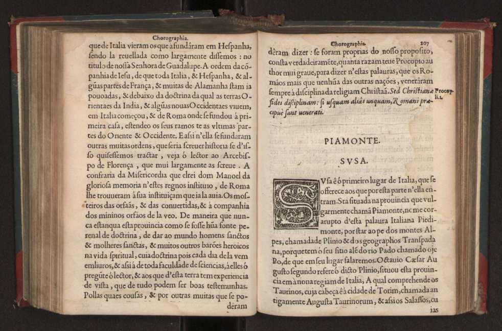 Chorographia de alguns lugares que stam em hum caminho que fez Gaspar Barreiros  anno de MDXXXXVJ comeado na cidade de Badajoz em Castella te  de Milam em Italia ; co algu[m]as outras obras cujo catalogo vai scripto com os nomes dos dictos lugares na folha seguinte 218