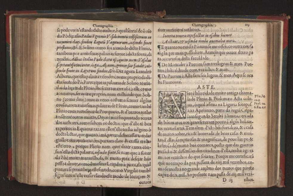 Chorographia de alguns lugares que stam em hum caminho que fez Gaspar Barreiros  anno de MDXXXXVJ comeado na cidade de Badajoz em Castella te  de Milam em Italia ; co algu[m]as outras obras cujo catalogo vai scripto com os nomes dos dictos lugares na folha seguinte 230