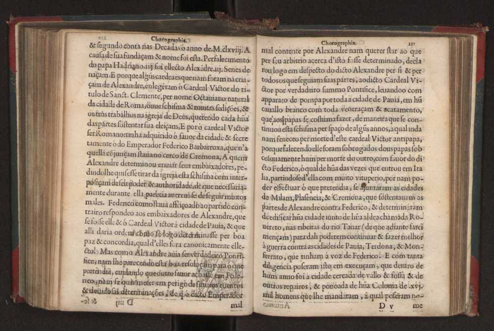 Chorographia de alguns lugares que stam em hum caminho que fez Gaspar Barreiros  anno de MDXXXXVJ comeado na cidade de Badajoz em Castella te  de Milam em Italia ; co algu[m]as outras obras cujo catalogo vai scripto com os nomes dos dictos lugares na folha seguinte 232