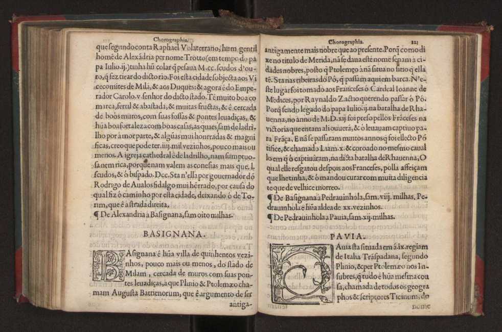 Chorographia de alguns lugares que stam em hum caminho que fez Gaspar Barreiros  anno de MDXXXXVJ comeado na cidade de Badajoz em Castella te  de Milam em Italia ; co algu[m]as outras obras cujo catalogo vai scripto com os nomes dos dictos lugares na folha seguinte 234