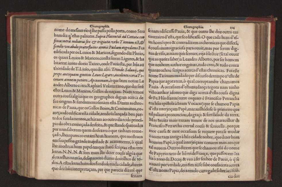 Chorographia de alguns lugares que stam em hum caminho que fez Gaspar Barreiros  anno de MDXXXXVJ comeado na cidade de Badajoz em Castella te  de Milam em Italia ; co algu[m]as outras obras cujo catalogo vai scripto com os nomes dos dictos lugares na folha seguinte 235