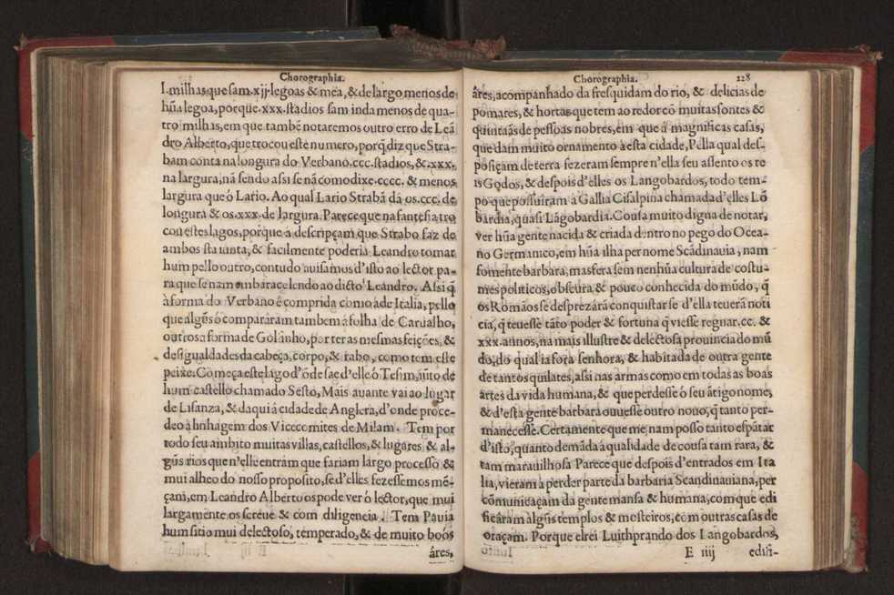 Chorographia de alguns lugares que stam em hum caminho que fez Gaspar Barreiros  anno de MDXXXXVJ comeado na cidade de Badajoz em Castella te  de Milam em Italia ; co algu[m]as outras obras cujo catalogo vai scripto com os nomes dos dictos lugares na folha seguinte 239