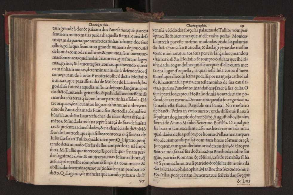 Chorographia de alguns lugares que stam em hum caminho que fez Gaspar Barreiros  anno de MDXXXXVJ comeado na cidade de Badajoz em Castella te  de Milam em Italia ; co algu[m]as outras obras cujo catalogo vai scripto com os nomes dos dictos lugares na folha seguinte 242