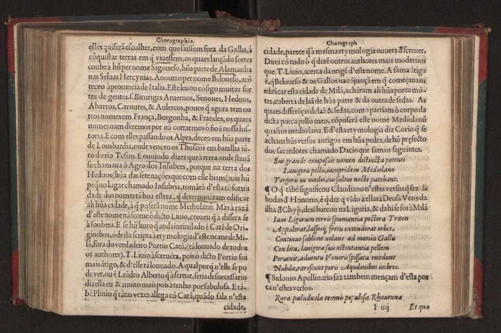 Chorographia de alguns lugares que stam em hum caminho que fez Gaspar Barreiros  anno de MDXXXXVJ comeado na cidade de Badajoz em Castella te  de Milam em Italia ; co algu[m]as outras obras cujo catalogo vai scripto com os nomes dos dictos lugares na folha seguinte 246