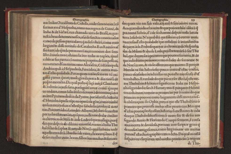 Chorographia de alguns lugares que stam em hum caminho que fez Gaspar Barreiros  anno de MDXXXXVJ comeado na cidade de Badajoz em Castella te  de Milam em Italia ; co algu[m]as outras obras cujo catalogo vai scripto com os nomes dos dictos lugares na folha seguinte 249