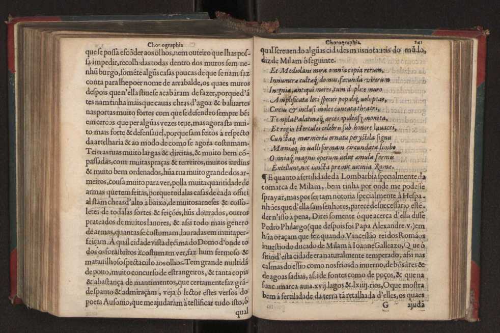 Chorographia de alguns lugares que stam em hum caminho que fez Gaspar Barreiros  anno de MDXXXXVJ comeado na cidade de Badajoz em Castella te  de Milam em Italia ; co algu[m]as outras obras cujo catalogo vai scripto com os nomes dos dictos lugares na folha seguinte 251