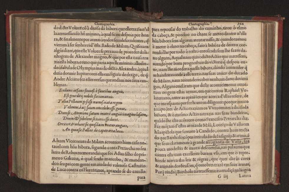 Chorographia de alguns lugares que stam em hum caminho que fez Gaspar Barreiros  anno de MDXXXXVJ comeado na cidade de Badajoz em Castella te  de Milam em Italia ; co algu[m]as outras obras cujo catalogo vai scripto com os nomes dos dictos lugares na folha seguinte 254