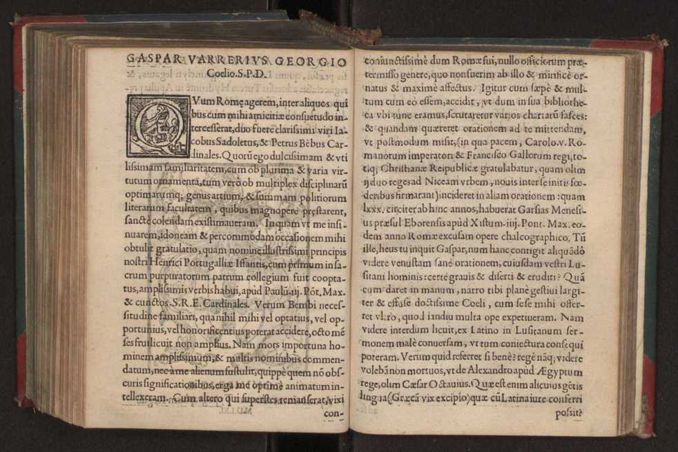 Garsias Menesius Eborensis praesul quum Lusitaniae regis inclyti legatus & regiae classis aduersus Turcas Hydrunte[m] in Apulia presidio tenentes praefectus ad vrbem accederet, in te[m]plo diui Pauli publice exceptus apud Xistu[m] iiij Ponti. Max. & apud sacrum Cardinalium senatum, huiuscemodi orationem habuit 2