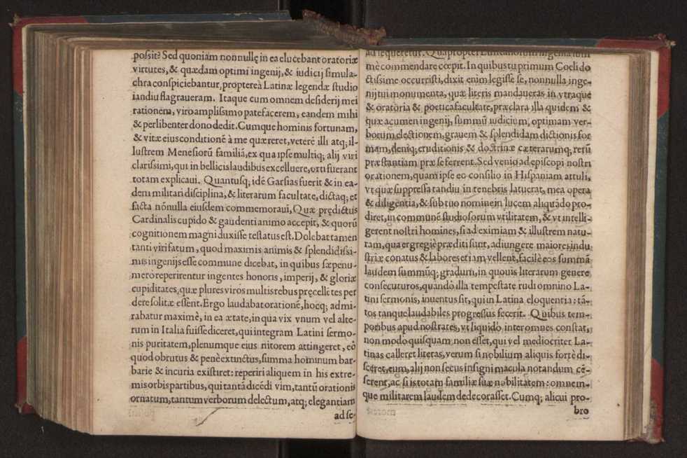 Garsias Menesius Eborensis praesul quum Lusitaniae regis inclyti legatus & regiae classis aduersus Turcas Hydrunte[m] in Apulia presidio tenentes praefectus ad vrbem accederet, in te[m]plo diui Pauli publice exceptus apud Xistu[m] iiij Ponti. Max. & apud sacrum Cardinalium senatum, huiuscemodi orationem habuit 3