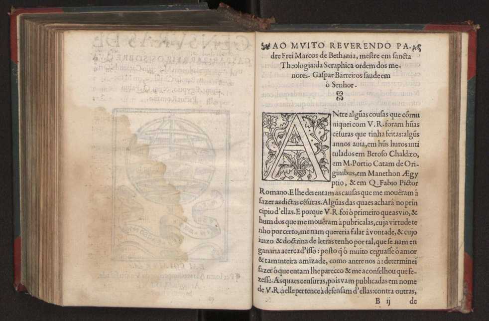 Censuras de Gaspar Barreiros sobre quatro livros intitulados em M. Portio Catam De Originibus, em Beroso Chaldaeo, em Manethon Aegyptio & em Q. Fabio Pictor Romano 2