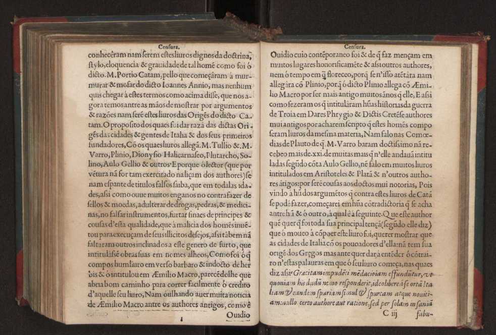 Censuras de Gaspar Barreiros sobre quatro livros intitulados em M. Portio Catam De Originibus, em Beroso Chaldaeo, em Manethon Aegyptio & em Q. Fabio Pictor Romano 7