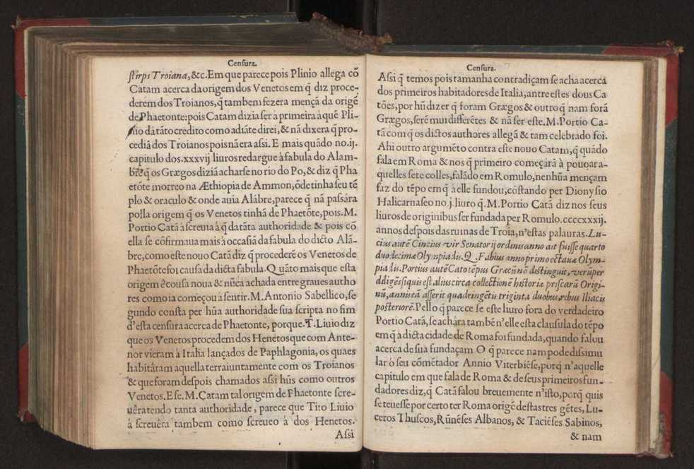 Censuras de Gaspar Barreiros sobre quatro livros intitulados em M. Portio Catam De Originibus, em Beroso Chaldaeo, em Manethon Aegyptio & em Q. Fabio Pictor Romano 10