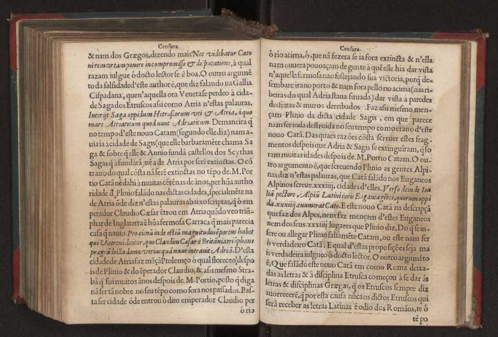 Censuras de Gaspar Barreiros sobre quatro livros intitulados em M. Portio Catam De Originibus, em Beroso Chaldaeo, em Manethon Aegyptio & em Q. Fabio Pictor Romano 11