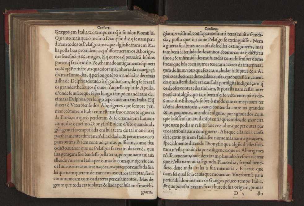 Censuras de Gaspar Barreiros sobre quatro livros intitulados em M. Portio Catam De Originibus, em Beroso Chaldaeo, em Manethon Aegyptio & em Q. Fabio Pictor Romano 17