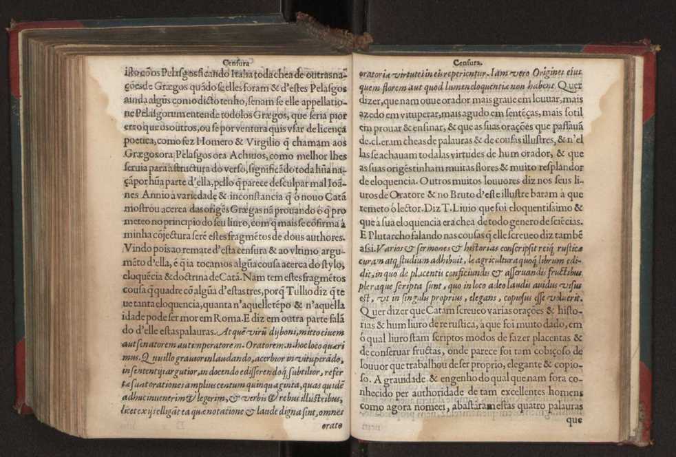 Censuras de Gaspar Barreiros sobre quatro livros intitulados em M. Portio Catam De Originibus, em Beroso Chaldaeo, em Manethon Aegyptio & em Q. Fabio Pictor Romano 18