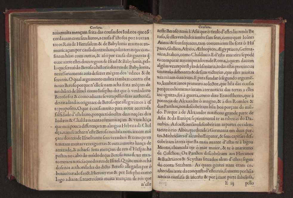 Censuras de Gaspar Barreiros sobre quatro livros intitulados em M. Portio Catam De Originibus, em Beroso Chaldaeo, em Manethon Aegyptio & em Q. Fabio Pictor Romano 23