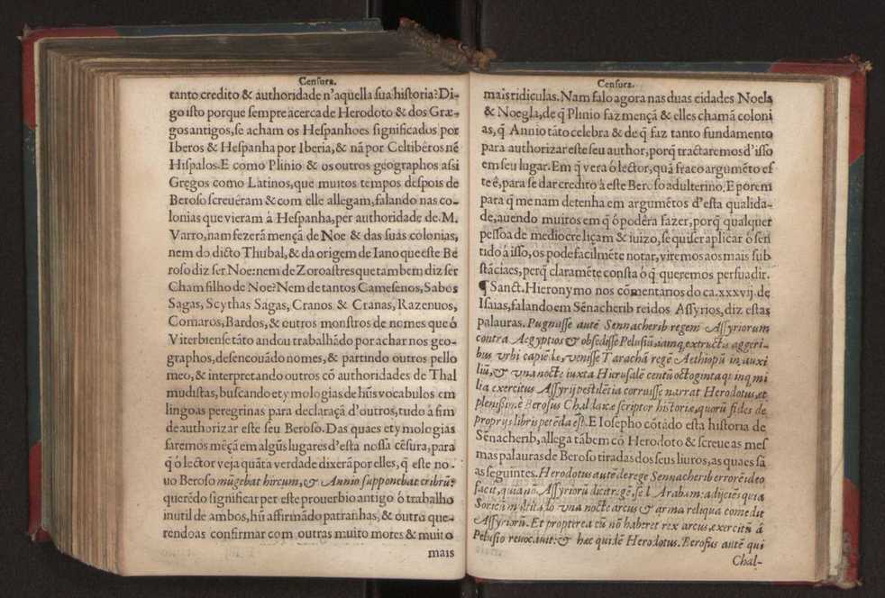 Censuras de Gaspar Barreiros sobre quatro livros intitulados em M. Portio Catam De Originibus, em Beroso Chaldaeo, em Manethon Aegyptio & em Q. Fabio Pictor Romano 25