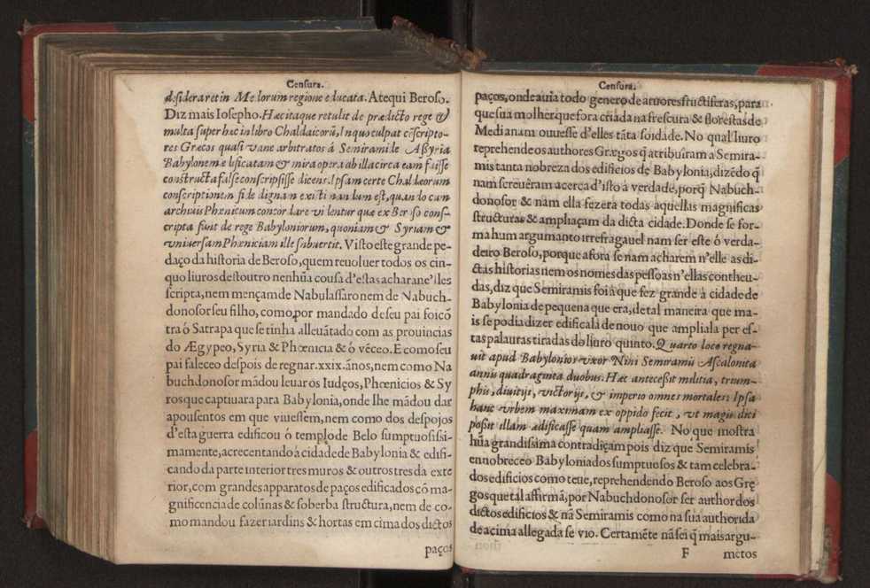 Censuras de Gaspar Barreiros sobre quatro livros intitulados em M. Portio Catam De Originibus, em Beroso Chaldaeo, em Manethon Aegyptio & em Q. Fabio Pictor Romano 29