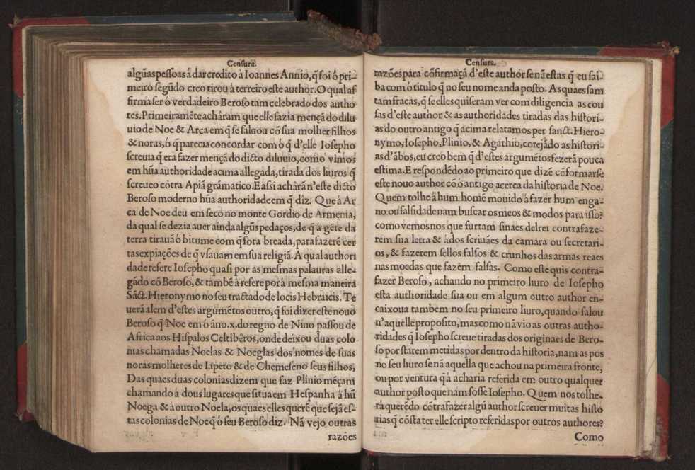 Censuras de Gaspar Barreiros sobre quatro livros intitulados em M. Portio Catam De Originibus, em Beroso Chaldaeo, em Manethon Aegyptio & em Q. Fabio Pictor Romano 34