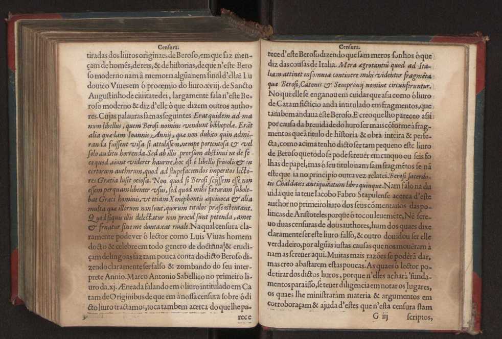 Censuras de Gaspar Barreiros sobre quatro livros intitulados em M. Portio Catam De Originibus, em Beroso Chaldaeo, em Manethon Aegyptio & em Q. Fabio Pictor Romano 39