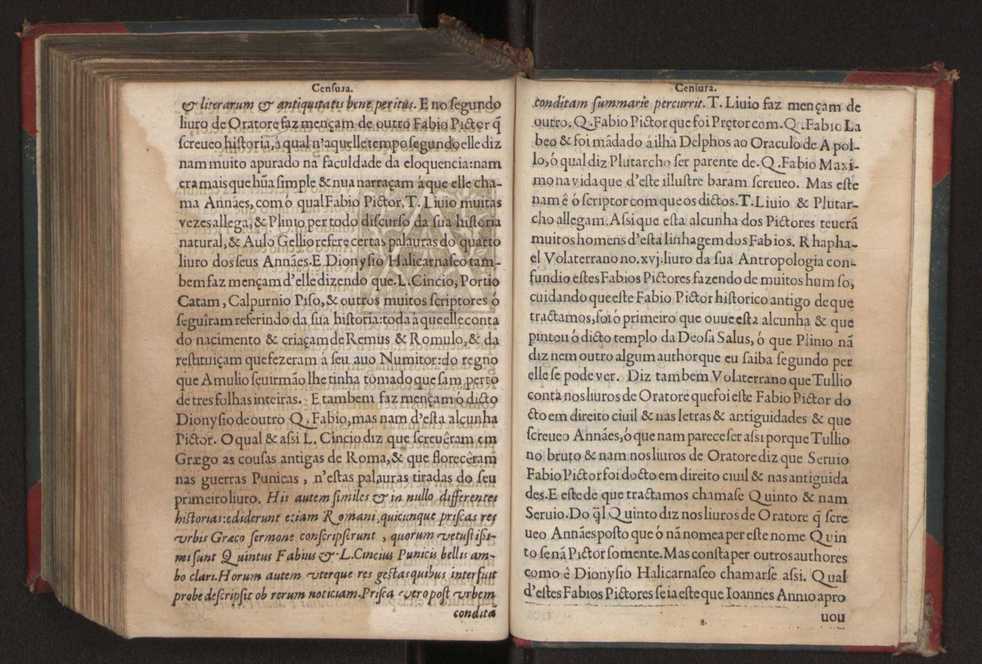 Censuras de Gaspar Barreiros sobre quatro livros intitulados em M. Portio Catam De Originibus, em Beroso Chaldaeo, em Manethon Aegyptio & em Q. Fabio Pictor Romano 51