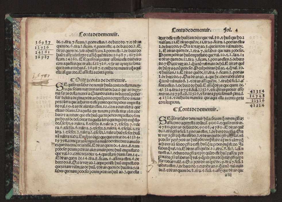 Tratado da pratica darismetyca ordenada per Gaspar Nycolas e empremida com previlegio del rey nosso senhor 10