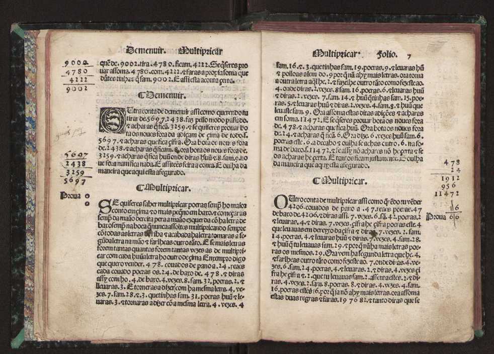 Tratado da pratica darismetyca ordenada per Gaspar Nycolas e empremida com previlegio del rey nosso senhor 11